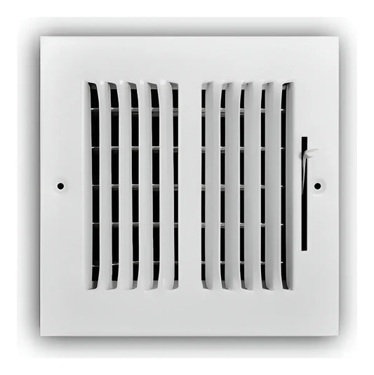 Rejilla 2 Vías Acero Blanca Pared O Techo - Everbilt