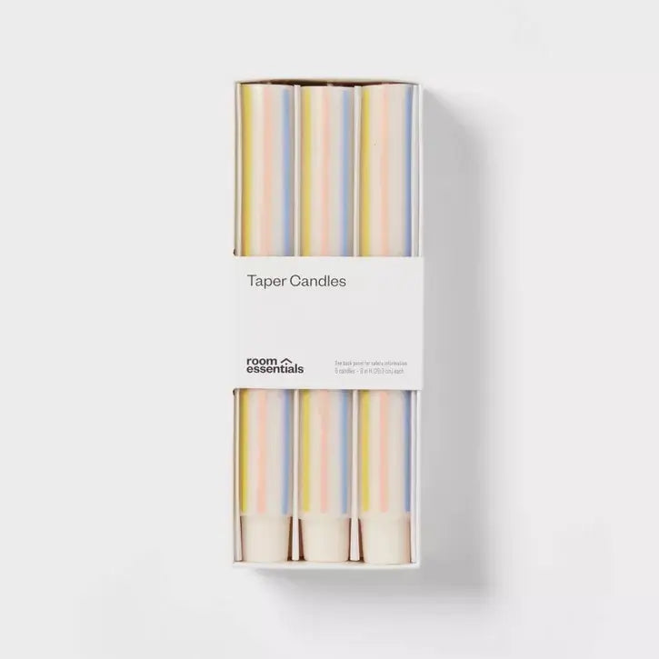 Juego De Velas Conicas Decoracion 6pcs- Room Essentials