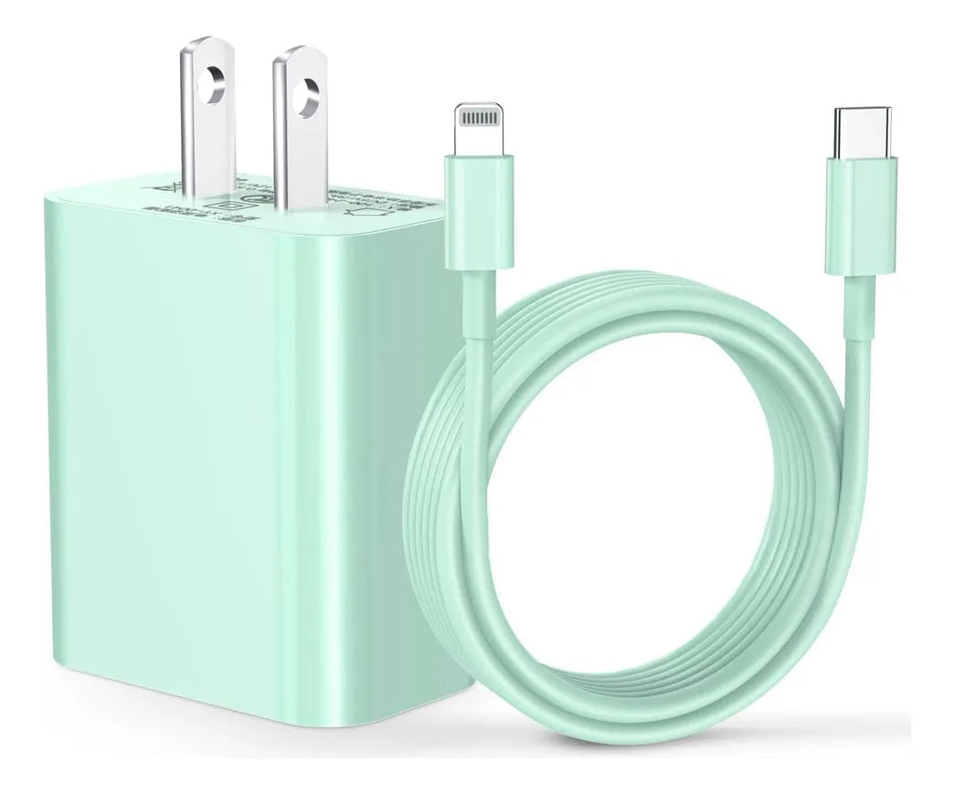 Cargador Rápido iPhone USB-C a Lightning 20W 1.8M MFi - Dayaoncy