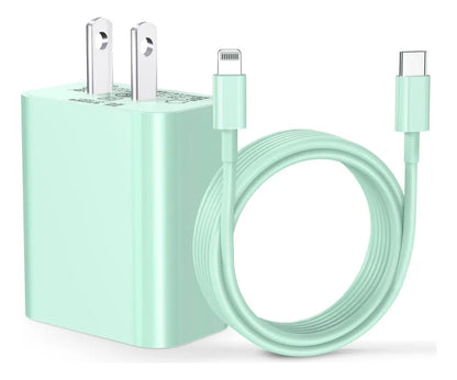 Cargador Rápido iPhone USB-C a Lightning 20W 1.8M MFi - Dayaoncy