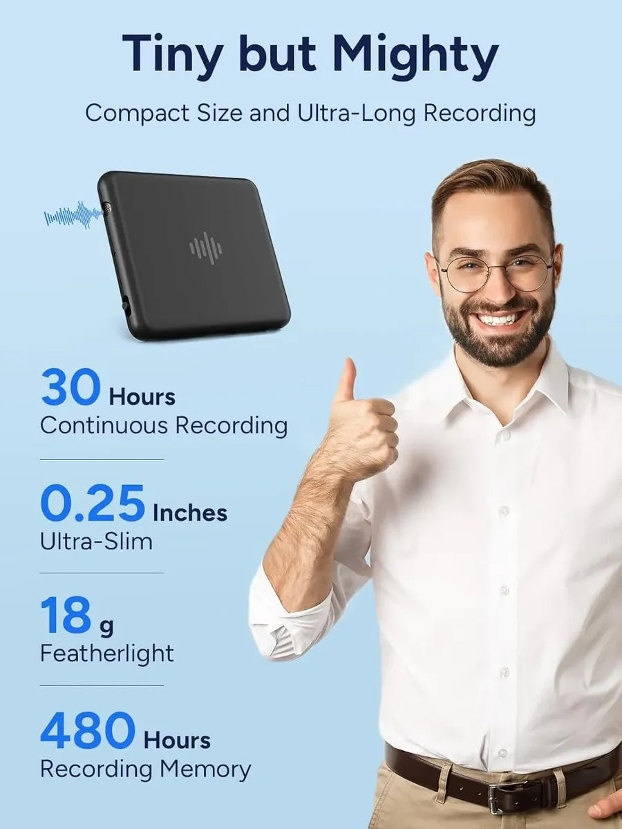 Grabadora Voz 64gb Bluetooth App Cancelación Ia - Izyrec