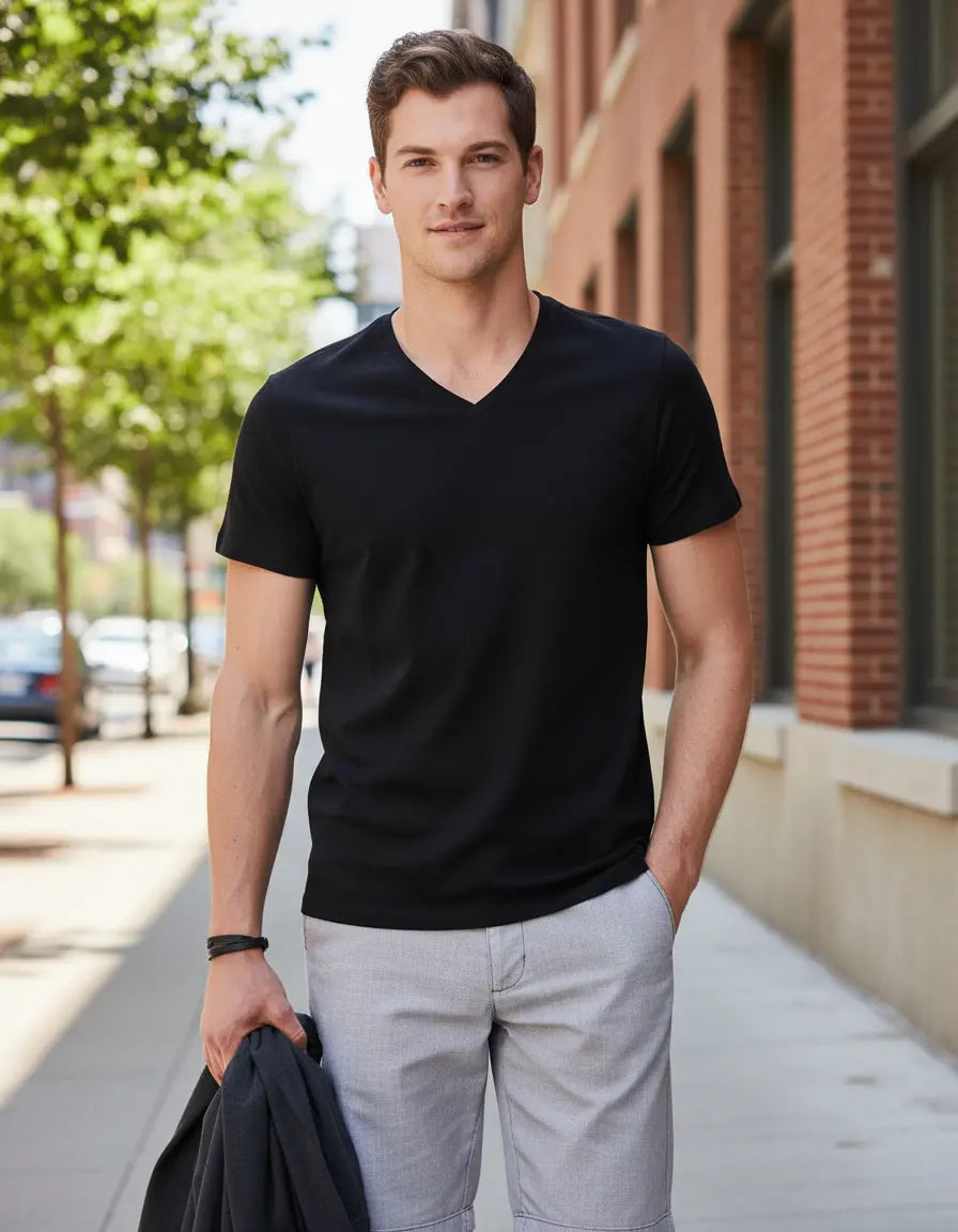 Playeras Camisas Cuello En V Para Hombre - Goodfellow & Co