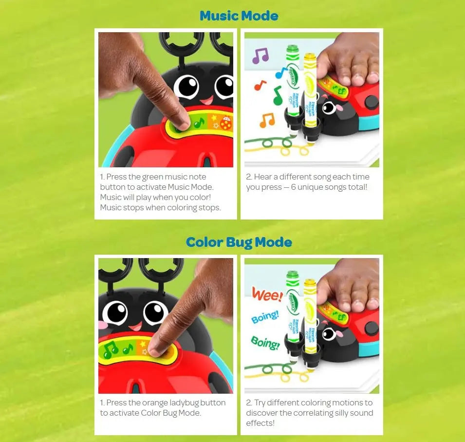 Crayola Catarina Musical Sensorial Para Dibujar