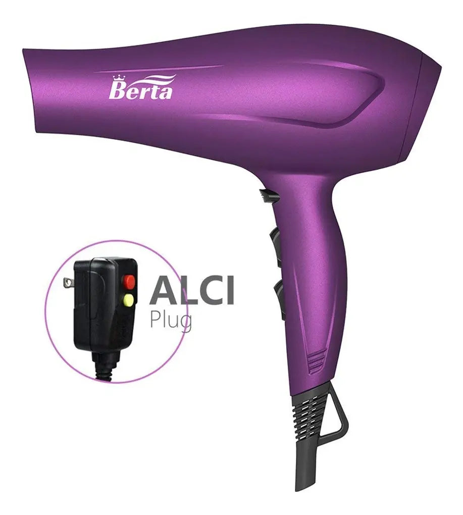 Secadora De Cabello Berta 1875w Tourmaline Ionic Ceramic