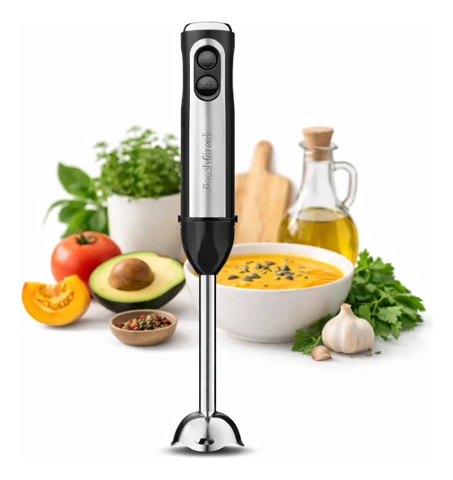 Licuadora De Mano 500w Turbo Base Desmontable Peach Street