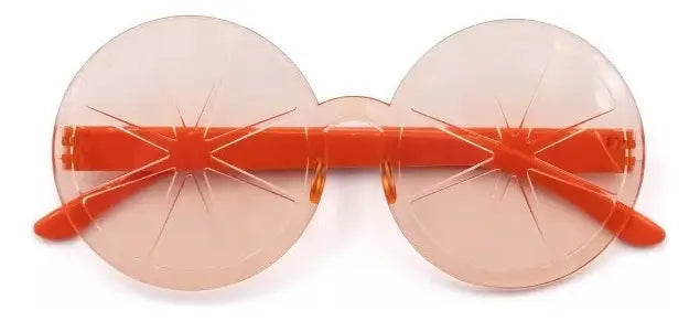 14 Pcs Lentes Redondos Infantiles Rojos Para Juego Y Disfraz