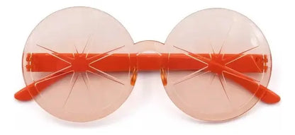 14 Pcs Lentes Redondos Infantiles Rojos Para Juego Y Disfraz