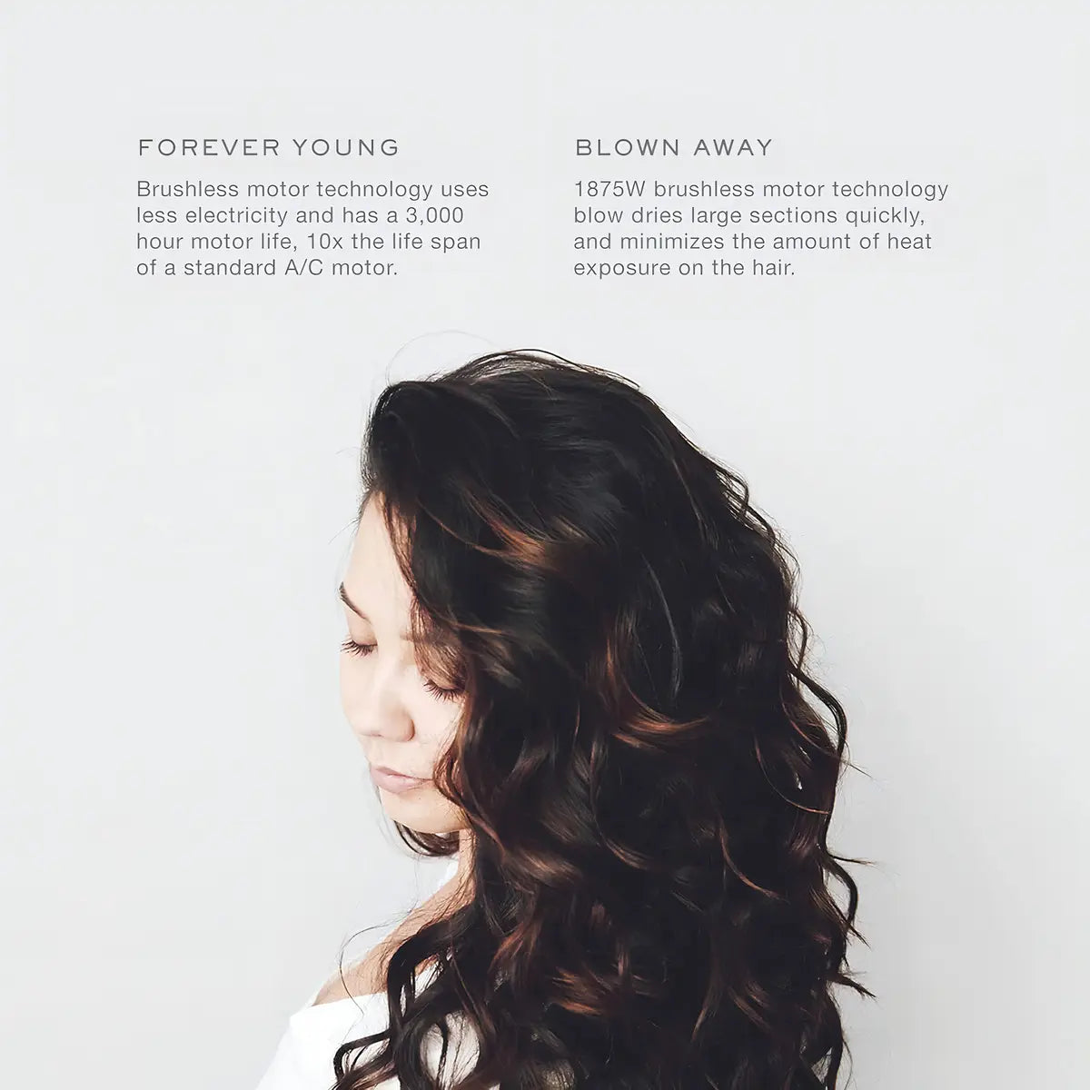Secadora De Pelo Kristin Ess 1875w Con Difusor Color Blanco