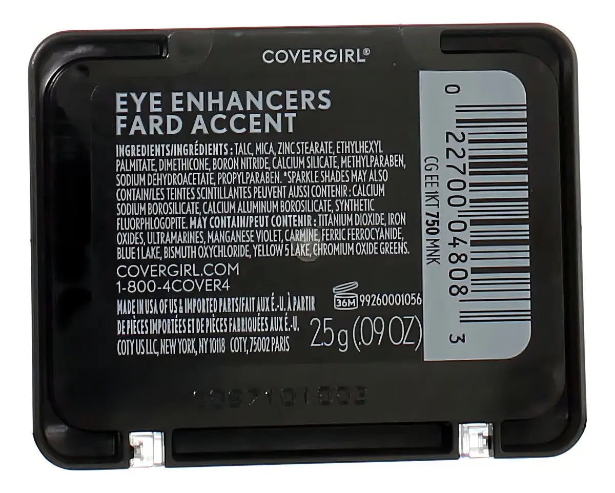 Covergirl Sombras De Ojos, Línea Intensa, Azul. 750 Mink