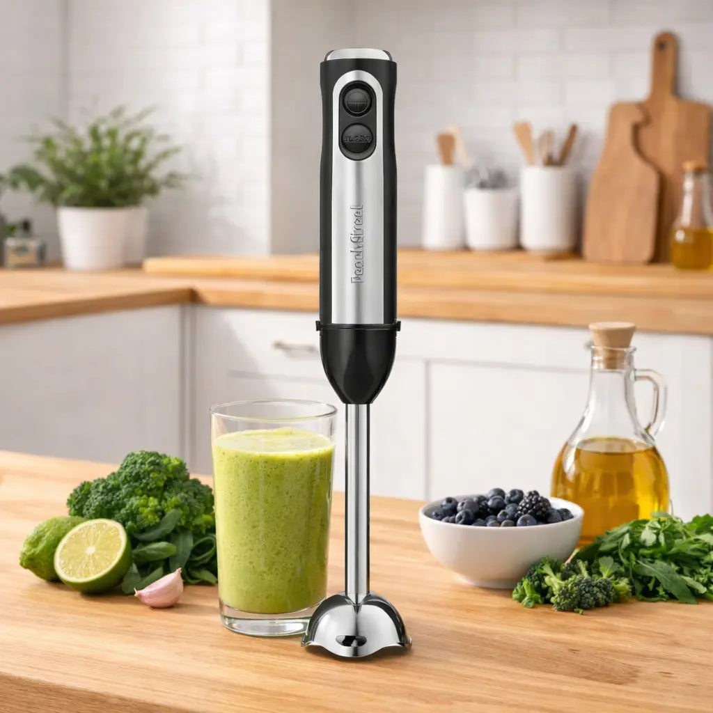 Licuadora De Mano 500w Turbo Base Desmontable Peach Street