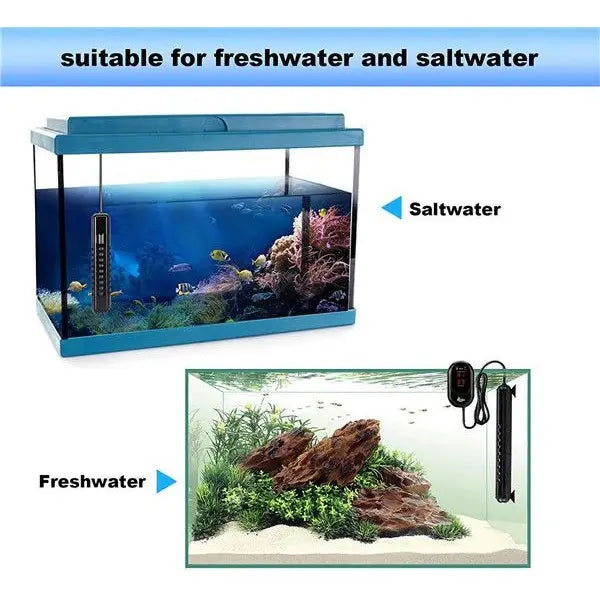 Calentador Acuario Sumergible 100W 95L a 132L - AQQA