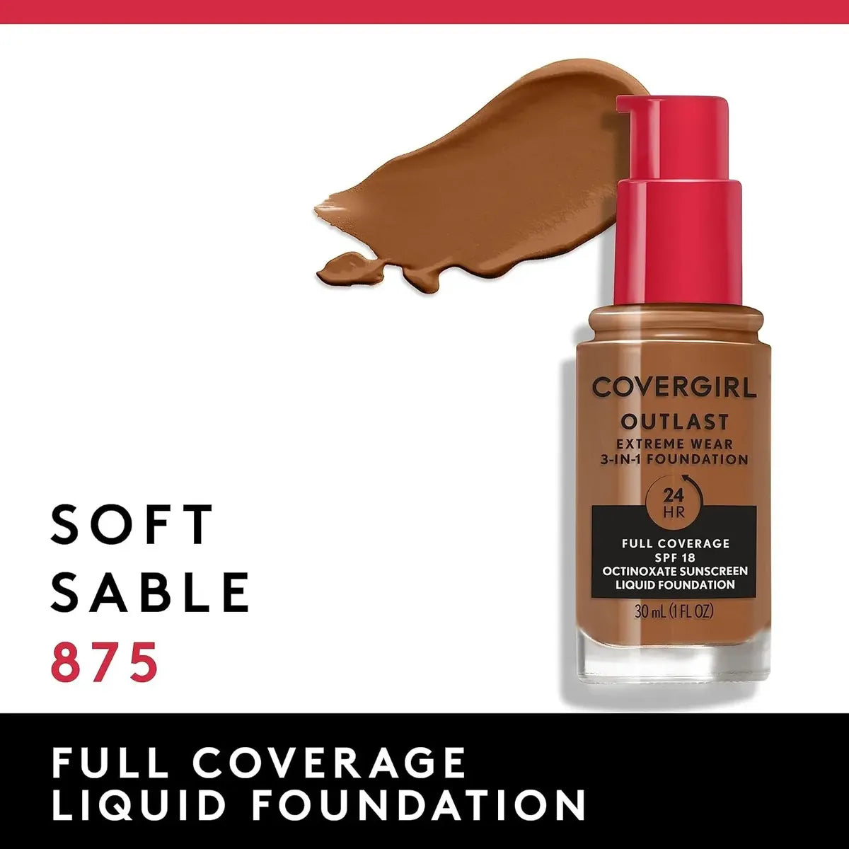 Base De Maquillaje Líquida CoverGirl Outlast 3 En 1