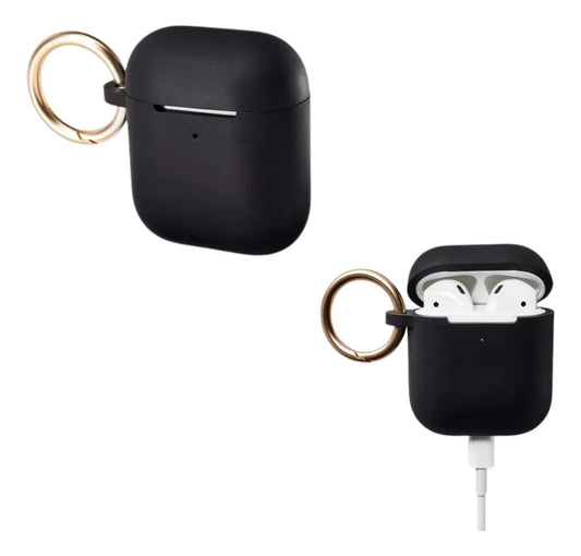 Funda AirPods Gen 1 Y 2 Silicón Con Clip - Heyday