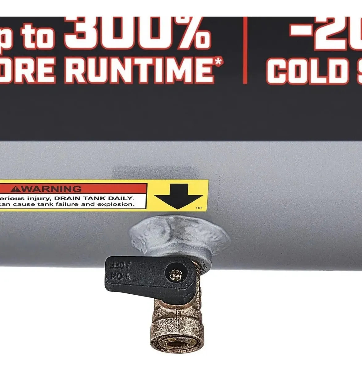 Compresor De Aire Sin Aceite De 4 Galones Y 200 PSI Fortress