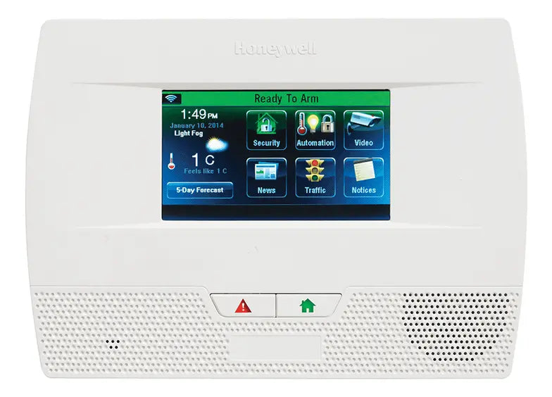 Panel De Alarma Touch Lynx L5210 Pantalla 4.3" Honeywell