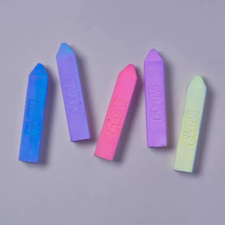 Gises Que Brillan Glow Chalk Con Pluma De Luz - Sun Squad