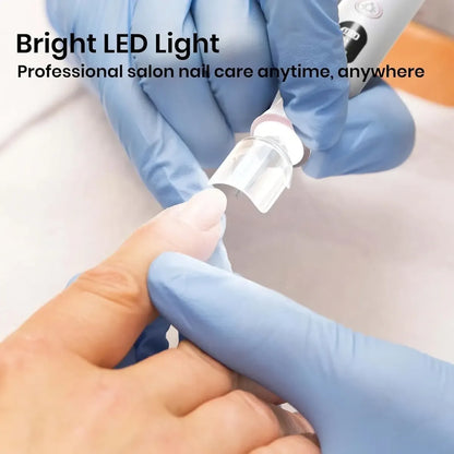 Lima Eléctrica De Uñas Inalámbrica 10 En 1 LED - HSKAI