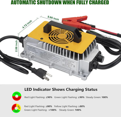 Cargador Batería De Litio Para Vehículos 43.8V 20A - MRP Charger