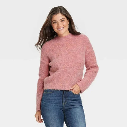 Suéter De Punto Bouclé Para Mujer - Universal Thread