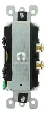 Interruptor Dual 15A 1 Polo Blanco Dos Luces - Leviton