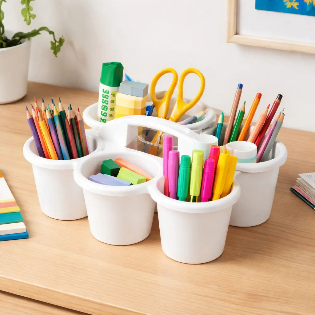 Organizador De Escritorio 6 Compartimentos Con Asa - Up&Up