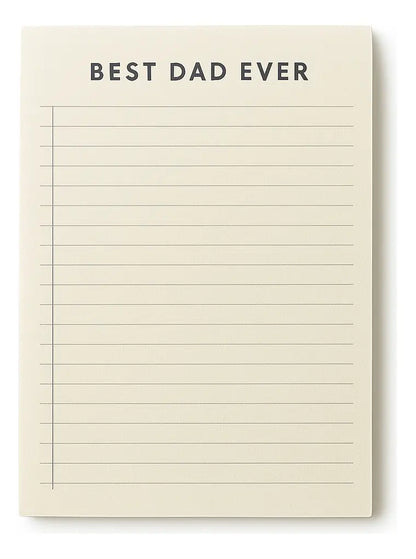 Bloc De Notas Best Dad Ever Con Pluma Regalo Para Papá