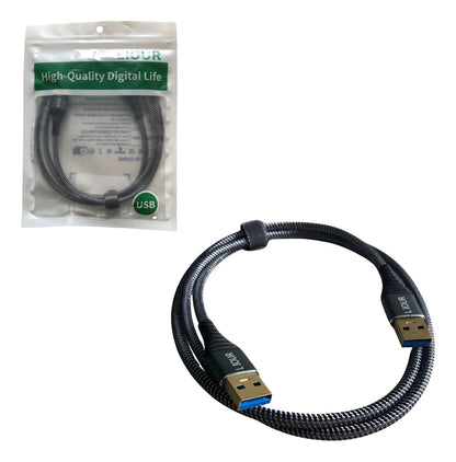 Cable USB a USB 3.0 Mallado – Alta Velocidad y Durabilidad - LIOUR