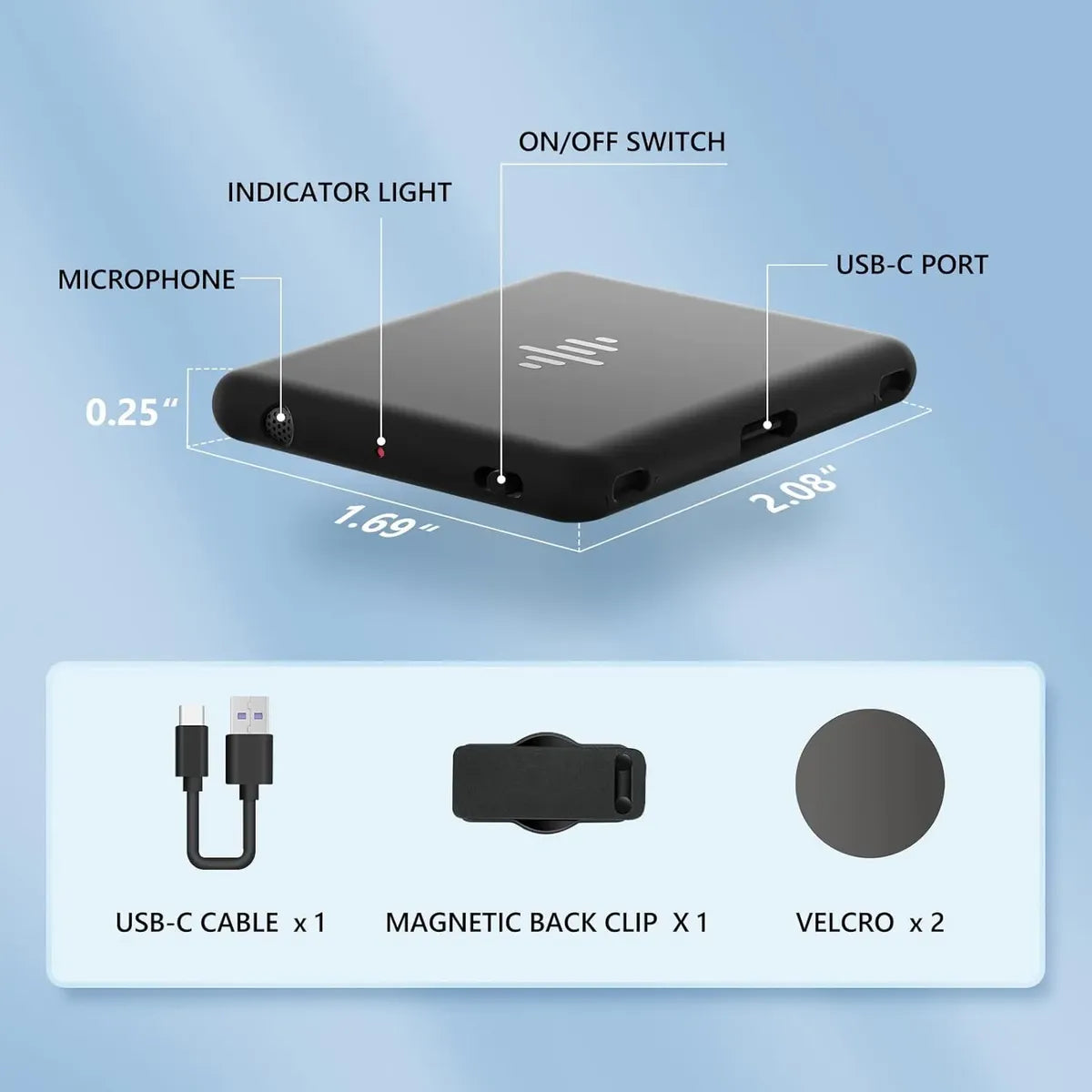 Grabadora Voz 64gb Bluetooth App Cancelación Ia - Izyrec