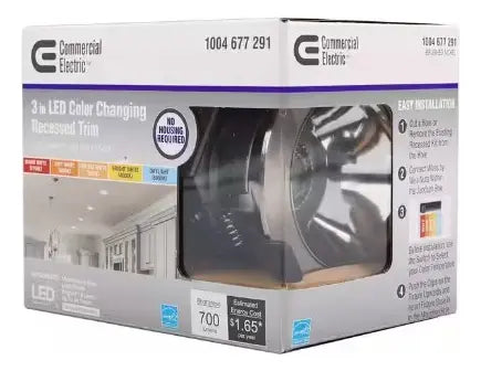 Lámpara Led Empotrable 3" Níquel 700 Lm Regulable CCT