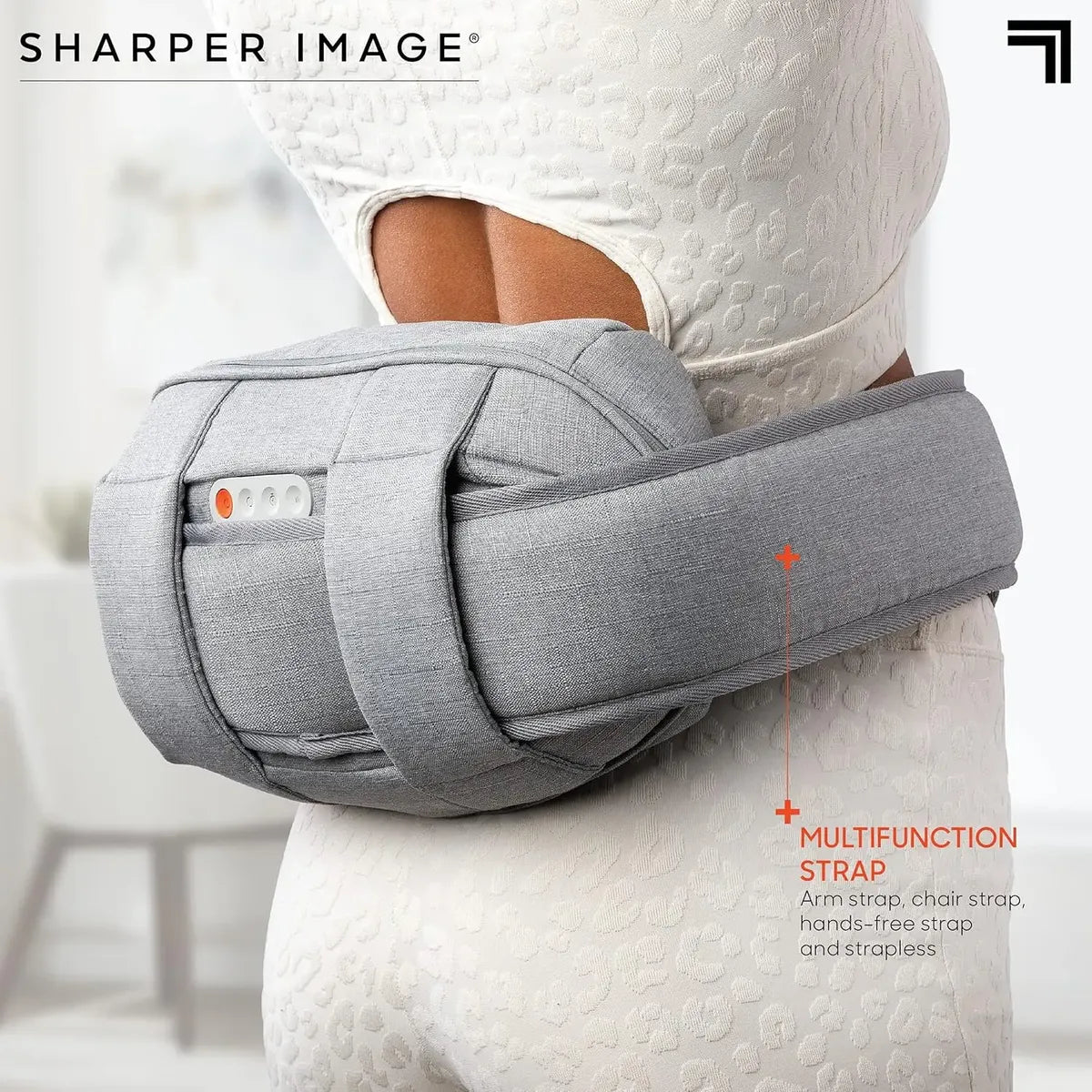 Masajeador Shiatsu Inalámbrico Full Body - Sharper Image