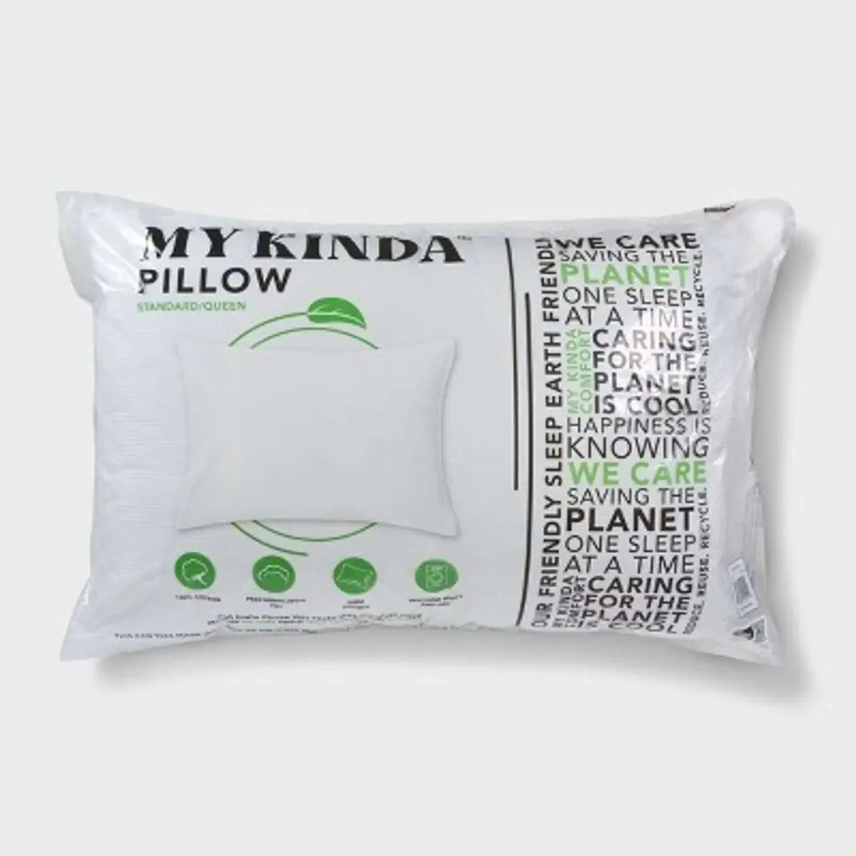 Almohada Lavable 100% Algodón My Kinda Standard/Queen