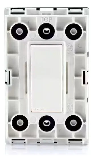 Interruptor Exterior Resistente 15A 1 Polo Blanco - Leviton