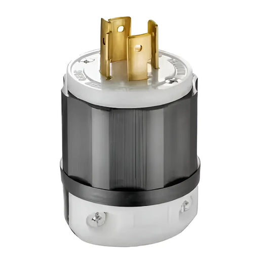 Enchufe De Bloqueo 20A 125/250V Industrial Negro - Leviton