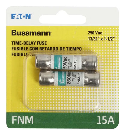 Fusible Timelock BP/FNM-15 125V 2 Piezas Cooper Bussmann