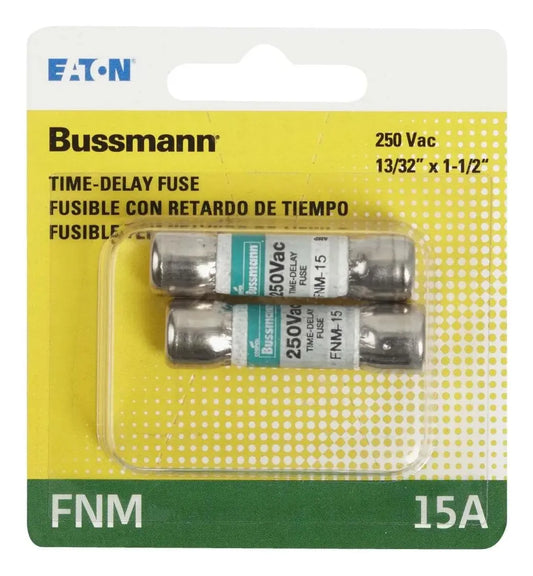 Fusible Timelock BP/FNM-15 125V 2 Piezas Cooper Bussmann