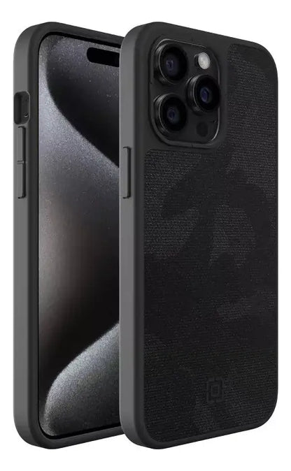 Funda iPhone 15 Pro Max Camo Negro Megsafe - Incipio