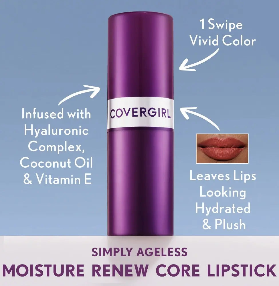 Labial Covergirl Con Ácido Hialurónico Simply Ángeles Acabado Cremoso Color Gracious Pink 250
