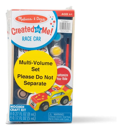 Kit 3 Pack Melissa & Doug DYO Carro Avión Tren Madera