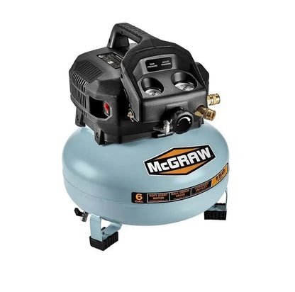Compresor De Aire Panqueque McGraw De 6 Gal 150 PSI Oil Free