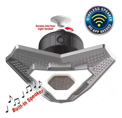 Lámpara LED 3700lm 25W Con Bocina Bluetooth Beyond Bright