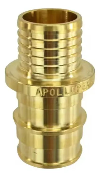 Conector Transición PEX-A a Polibutileno 3/4" Latón Apollo