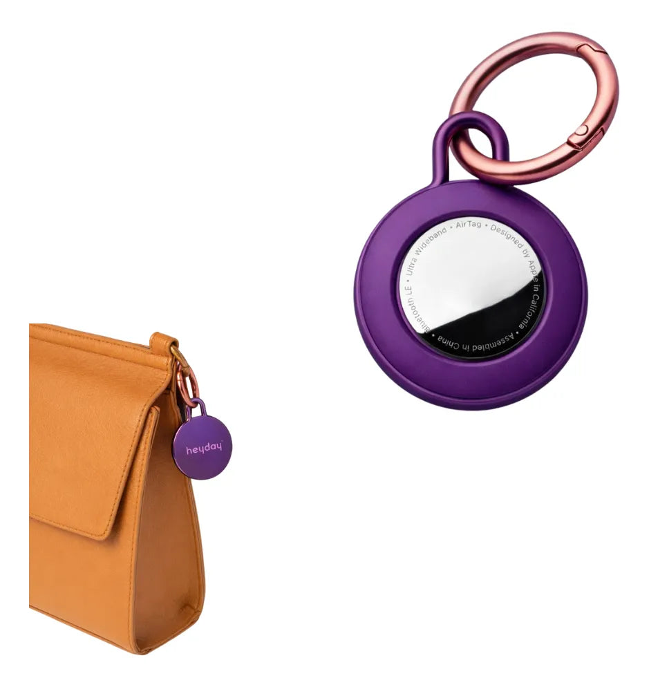 Llavero Funda Para AirTag Silicón Con Mosquetón Heyday