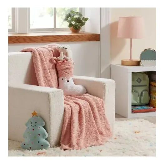 Manta Rosa Chenilla - Pillowfort