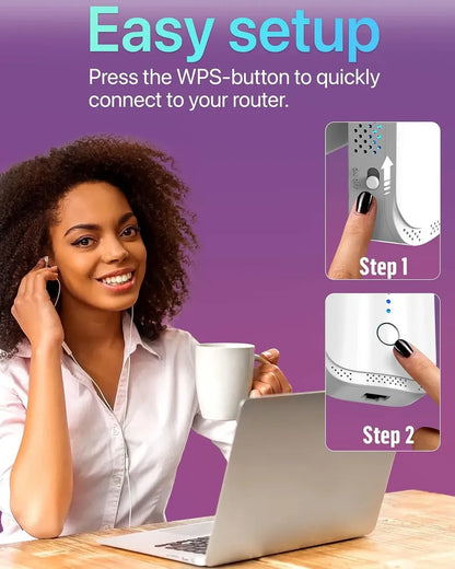 Extensor WiFi 300Mbps Con Puerto Ethernet - Macard