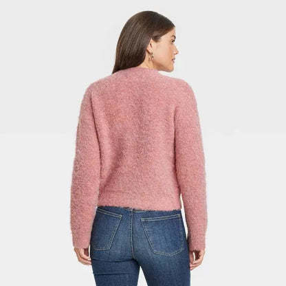 Suéter De Punto Bouclé Para Mujer - Universal Thread
