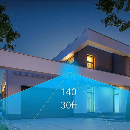 Geeni Cámara Inteligente Con Reflector 1080p HD Sensor Movimiento WiFi Exterior