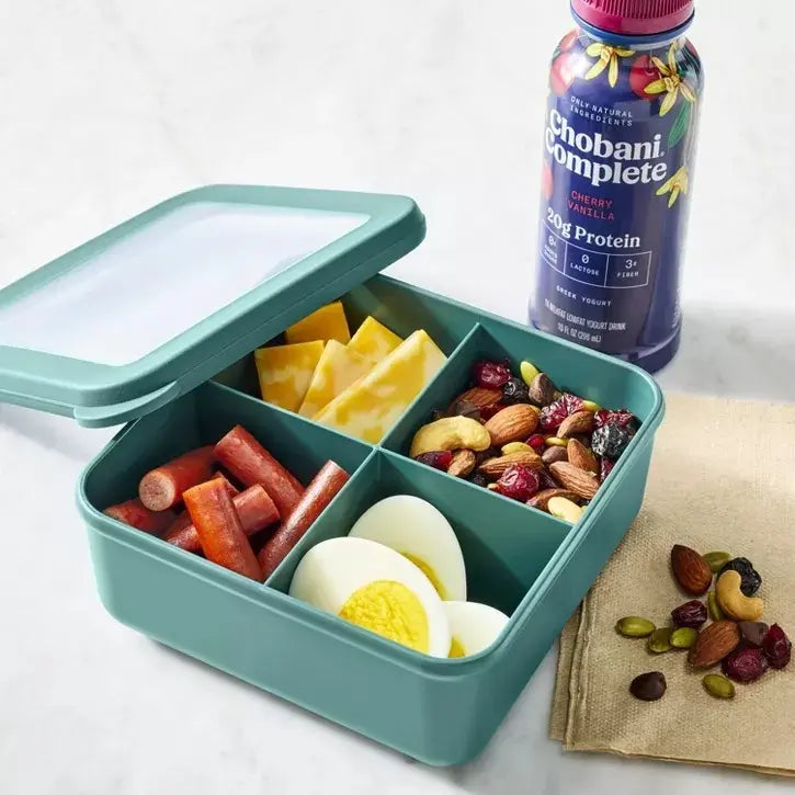 Recipiente Contenedor Hermetico Para Alimentos 828ml 4 Comp