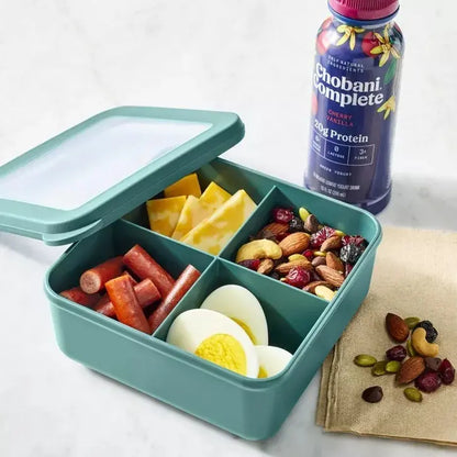 Recipiente Contenedor Hermetico Para Alimentos 828ml 4 Comp