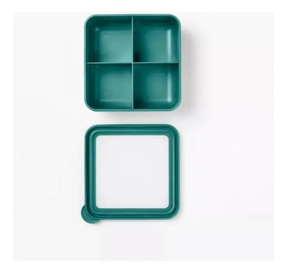 Recipiente Contenedor Hermetico Para Alimentos 828ml 4 Comp