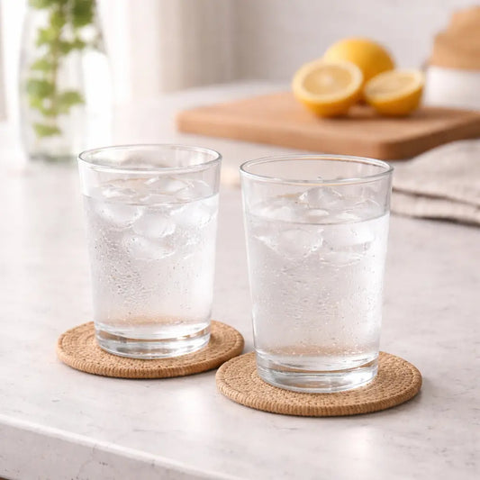 Juego De Vasos Altos De Vidrio 550 Ml 2 Pzas - Threshold